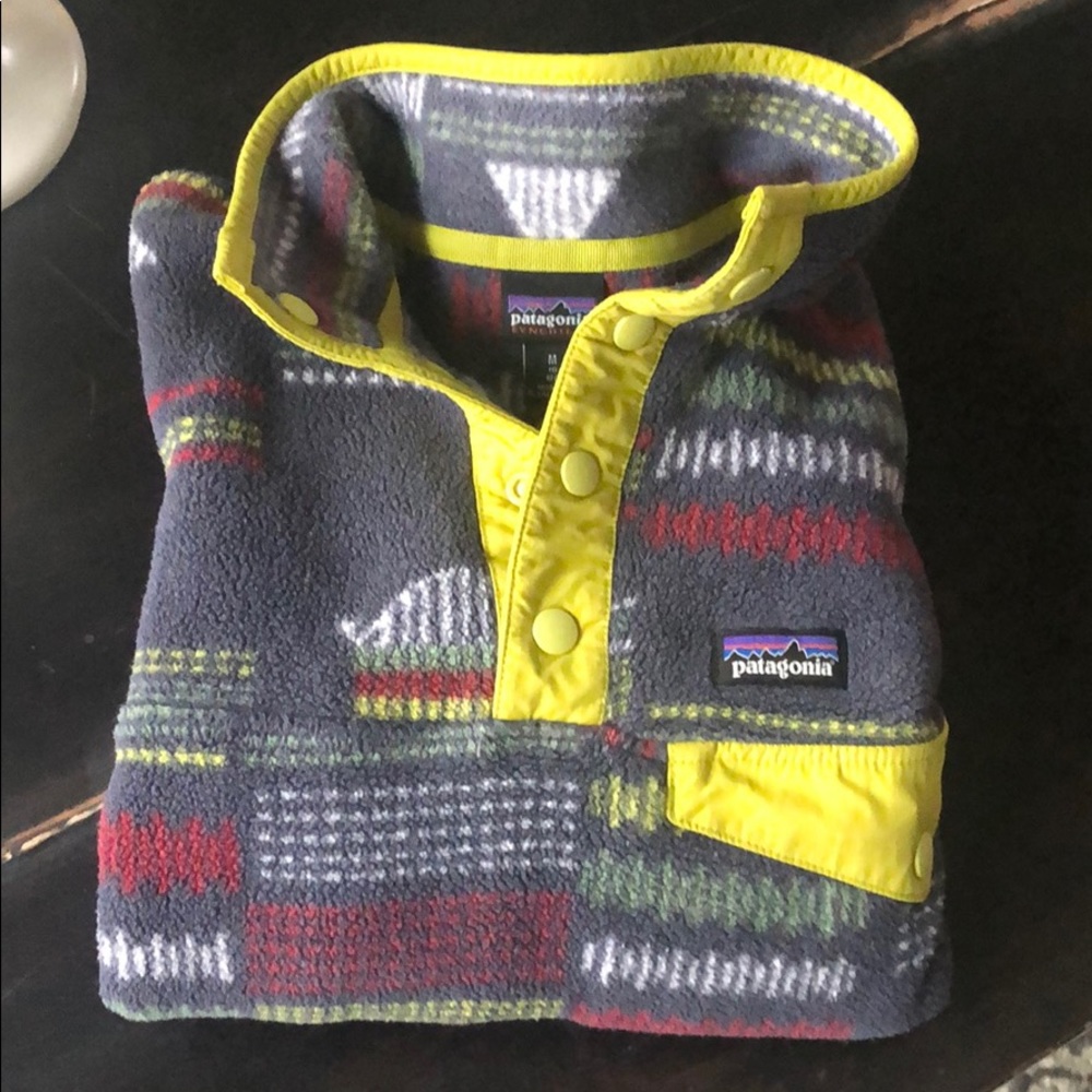 Patagonia Lightweight Snap-T fleece pullover.